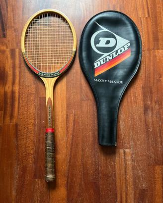 Racchetta tennis legno Dunlop McEnroe Junior