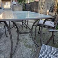 Vintage garden table with chairs