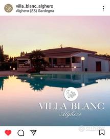 Villa con piscina Alghero consigliata per famiglie