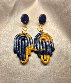 orecchini  Gold& Blue 