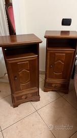 Coppia di comodini arte povera