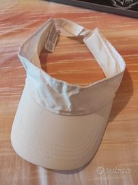 Cappello visiera sportivo bianco
