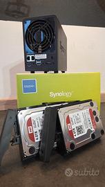 Synology NAS Diskstation DS214+ 8TB (2x4TB WD RED)