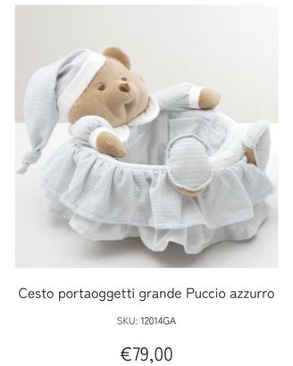 Cesto Orsetto porta prodotti neonato