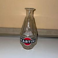MARTINI CARAFFA BIFACCIALE IN VETRO VINTAGE 1960