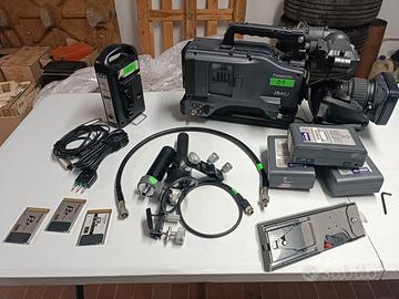 Telecamera Panasonic AG-HPX 500E HD completa Canon