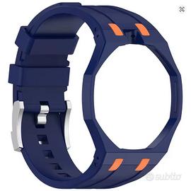 Cinturino Silicone  Royal Pop Swatch Blu Ore 12