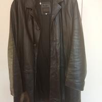 cappotto uomo in pelle  tg 56