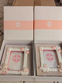 coppia di cornici rosa 