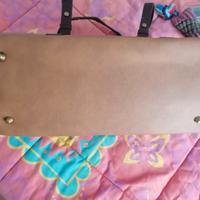 borsa desigual in pelle marrone