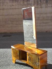 Toletta in radica con Specchio