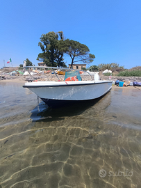 Vendita parca in resina con motore Johnson 25cv