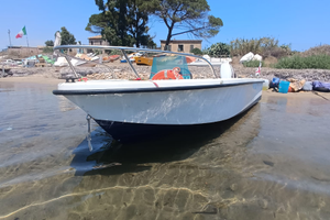 Vendita parca in resina con motore Johnson 25cv