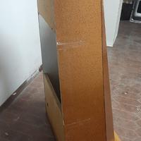 Cappa cucina con lamiera in rame