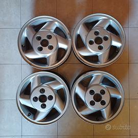 4 CERCHI IN LEGA FORD RS 4X108 R14 SIERRA ESCORT