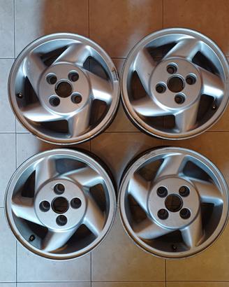 4 CERCHI IN LEGA FORD RS 4X108 R14 SIERRA ESCORT