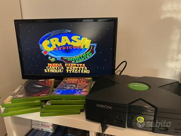 Xbox Classic console completa + Scatola + 9 Giochi