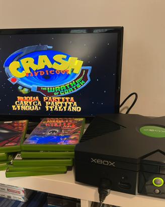 Xbox Classic console completa + Scatola + 9 Giochi