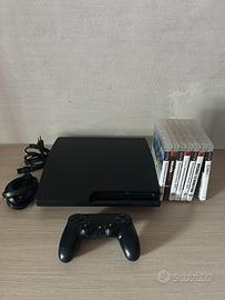 Playstation 3 Slim - Controller - 7 Giochi - Cavi