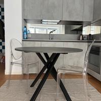 Tavolo rotondo 105cm grigio