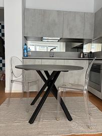 Tavolo rotondo 105cm grigio