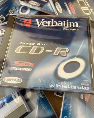 CD-R Verbatim DataLifePlus SUPERAZO lotto 10 pezzi