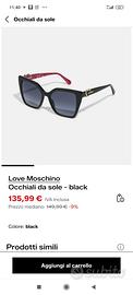 occhiali donna love moschino 