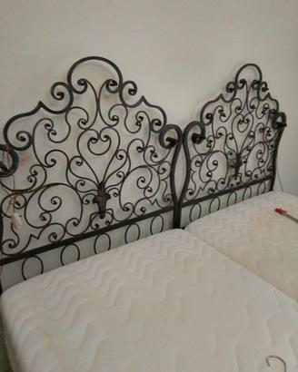 LETTO ARTIGIANALE IN FERRO BATTUTO