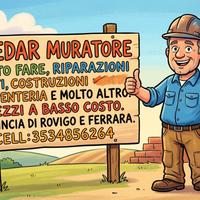 Muratore, carpentiere e molto altro