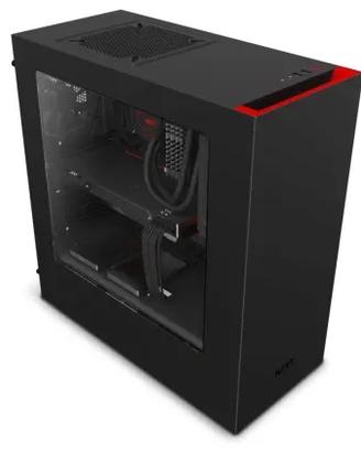Case PC NZXT GAMING CASE SOURCE 340 BLACK RED