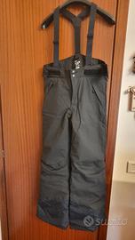 Pantaloni Quechua sci bambino nero taglia 12/14