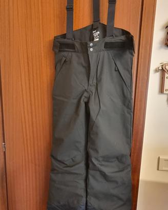 Pantaloni Quechua sci bambino nero taglia 12/14