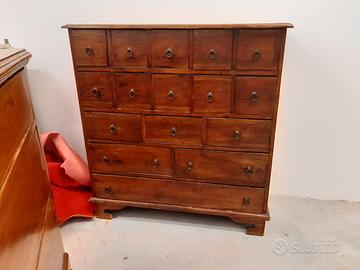 Mobile farmacia in legno massello primi 1900