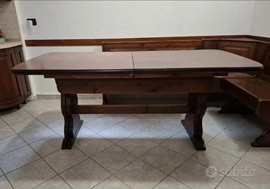 Tavolo legno massello allungabile