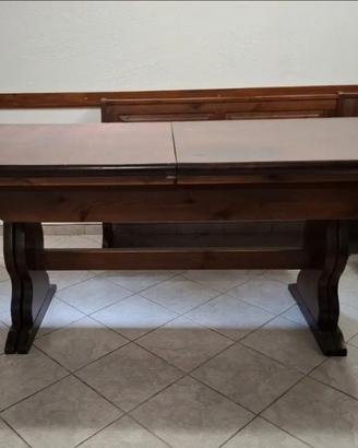 Tavolo legno massello allungabile