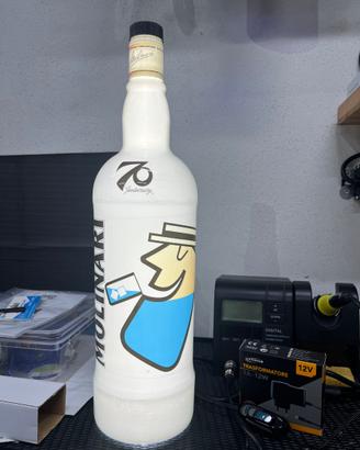 Lampada Bottiglia Sambuca Molinari 3LT