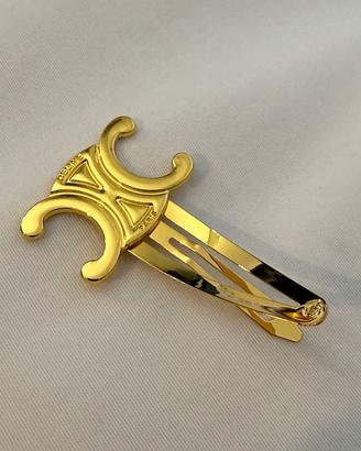 Fermaglio capelli Celine Paris colore oro 