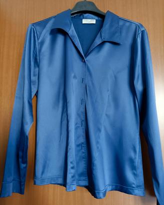 Camicia blu elettrico 