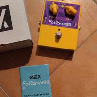 pedale boutique MEX overdrive x chitarra  