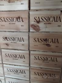 cassetta vuota sassicaia da 12