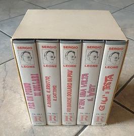 5 VHS sergio leone