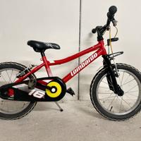 Bici MTB bambino taglia 16