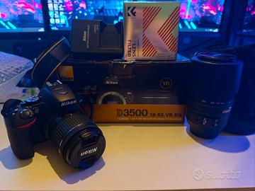 Nikon d3500+ teleobiettivo 55-300
