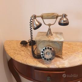 Telefono vintage in pietra onice