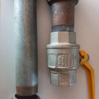 Valvola sfera DN40 serie pesante.