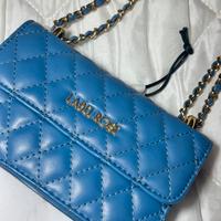 Borsa label Rose mini blu limitec Edition