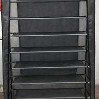 scarpiera a 10 ripiani con copertura 