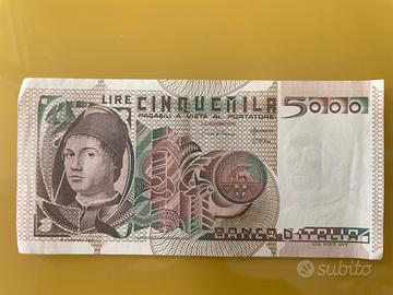 banconota cinquemila lire