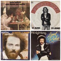 4 DISCHI in VINILE - 45 giri