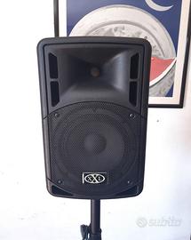 Cassa audio attiva karaoke dj xxl stativo bespeco